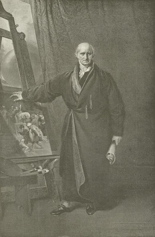 Benjamin West, presidente da Royal Academy de Thomas Lawrence