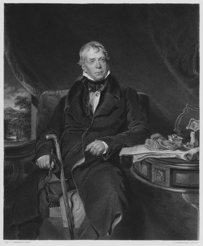 Sir Walter Scott, Baronet, da foto da Royal Collection de Thomas Lawrence