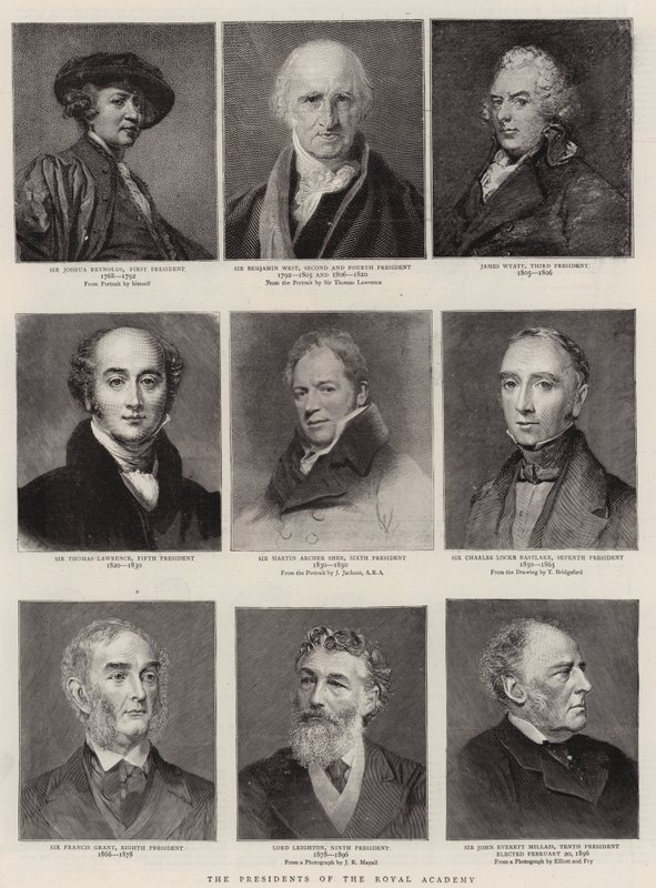 Os presidentes da Royal Academy de Thomas Lawrence