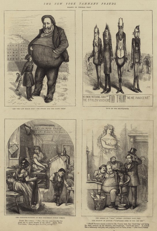 Fraudes de Tammany em Nova York de Thomas Nast