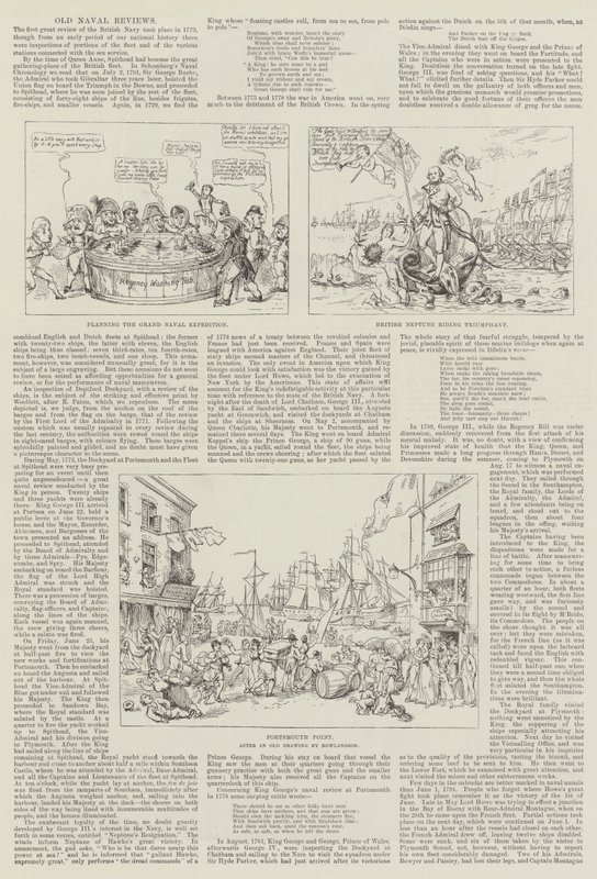 Comentários de Old Naval de Thomas Rowlandson