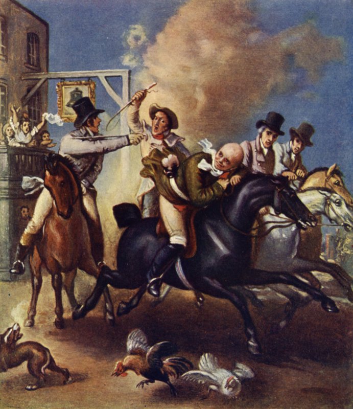 Passeio de John Gilpin de Thomas Stothard