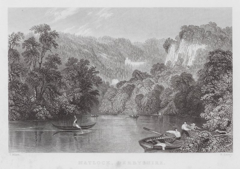 Matlock, Derbyshire (gravura) de Thomas (after) Allom