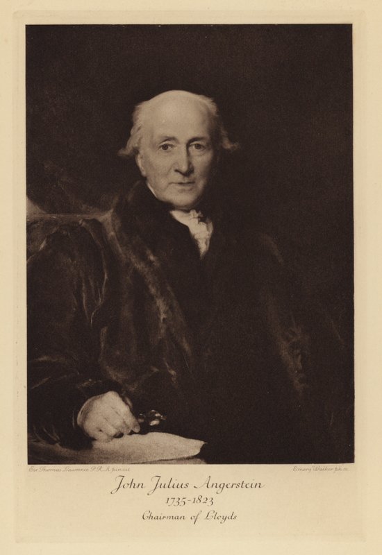 John Julius Angerstein, presidente do Lloyd