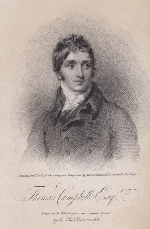 Thomas Campbell, poeta escocês de Thomas (after) Lawrence