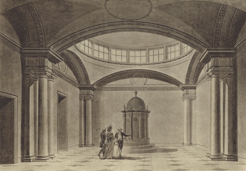 Sir Robert Taylors Four Per Cent Reduced Annuity Office, Banco de Inglaterra de Thomas (after) Malton