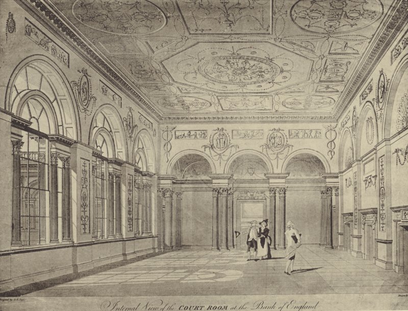The Court Room, Bank of England de Thomas (after) Malton