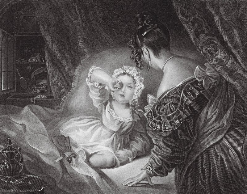 Ainda a dormir (gravura) de Thomas A. Woolnoth