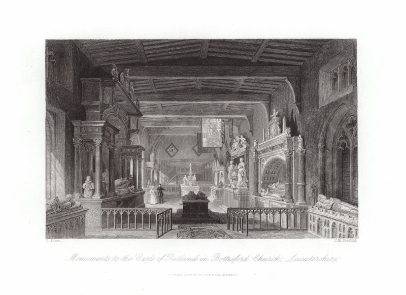 Igreja Bottesford de Thomas Allom
