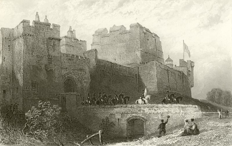 Carlisle Castle, Cumberland de Thomas Allom