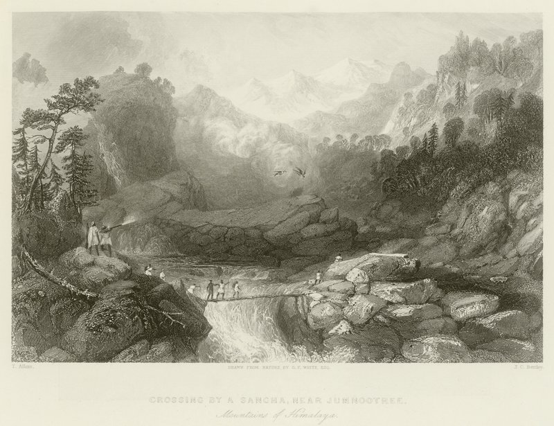 Cruzando por uma Sangha de Thomas Allom