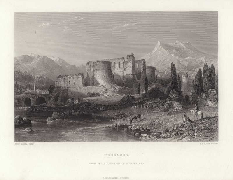 Pergamos, Turquia de Thomas Allom