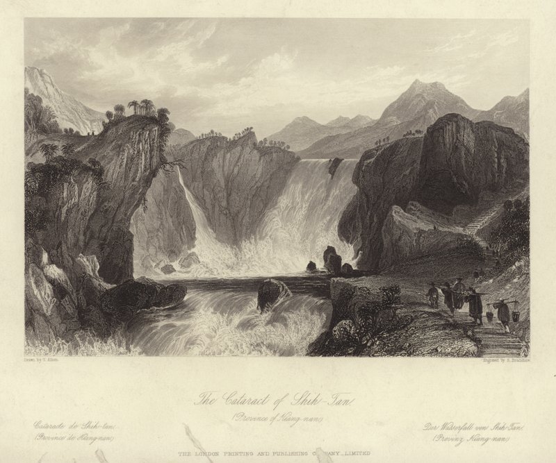 A Catarata de Shih Tan de Thomas Allom
