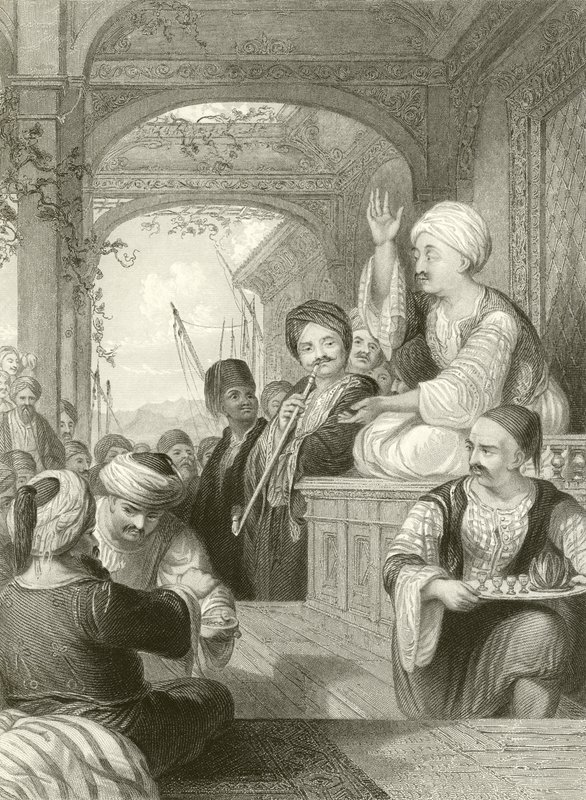 O Medak, ou contador de histórias oriental de Thomas Allom