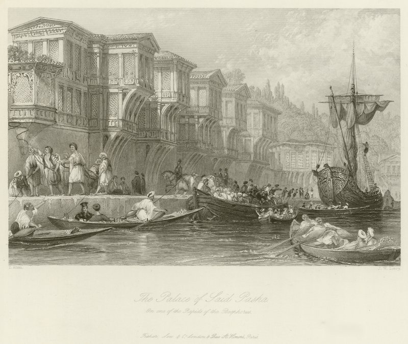 O Palácio de Said Pasha de Thomas Allom