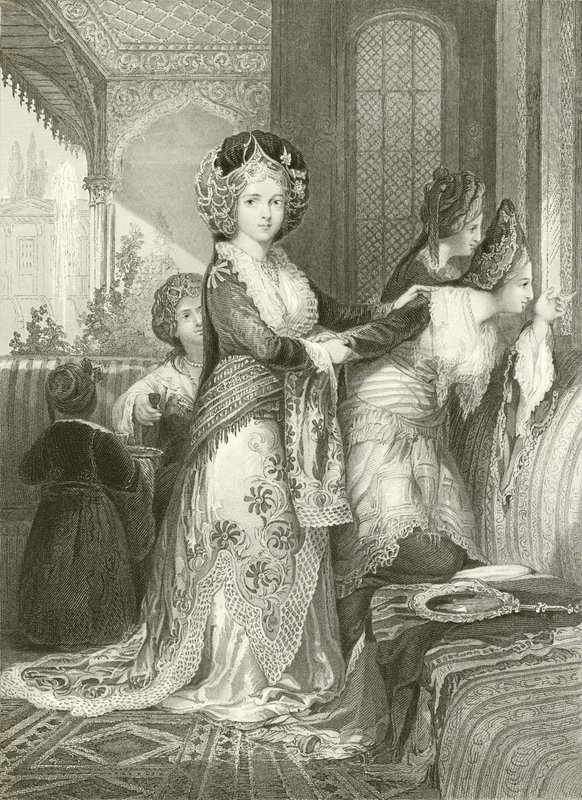 O favorito Odalique de Thomas Allom
