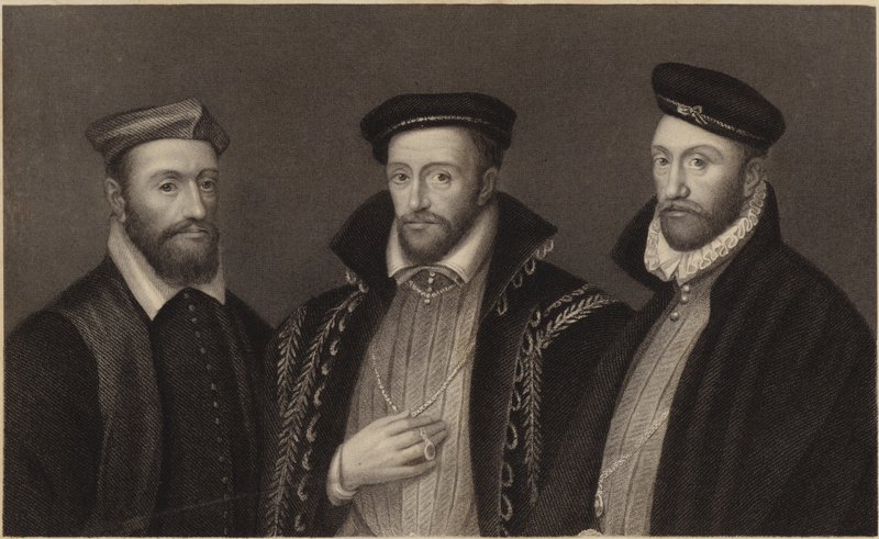 Cardeal de Chatillon, Almirante Coligni e d&39;Andelot de Thomas Charles Wageman
