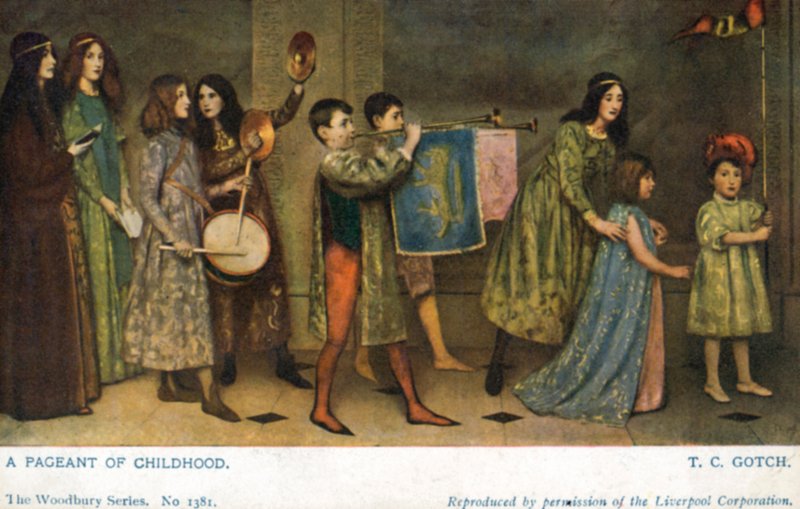 Um concurso de infância de Thomas Cooper Gotch