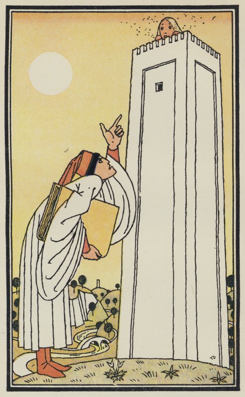 Ilustração para O Decameron de Boccaccio (litografia a cores) de Thomas Derrick