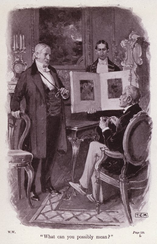Ilustração para The Woman In White by Wilkie Collins (litho) de Thomas Eyre Macklin