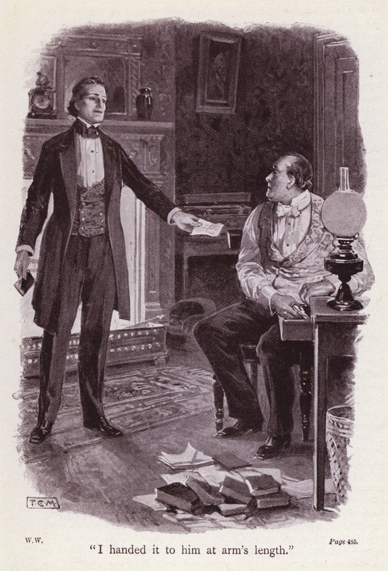 Ilustração para The Woman In White by Wilkie Collins (litho) de Thomas Eyre Macklin