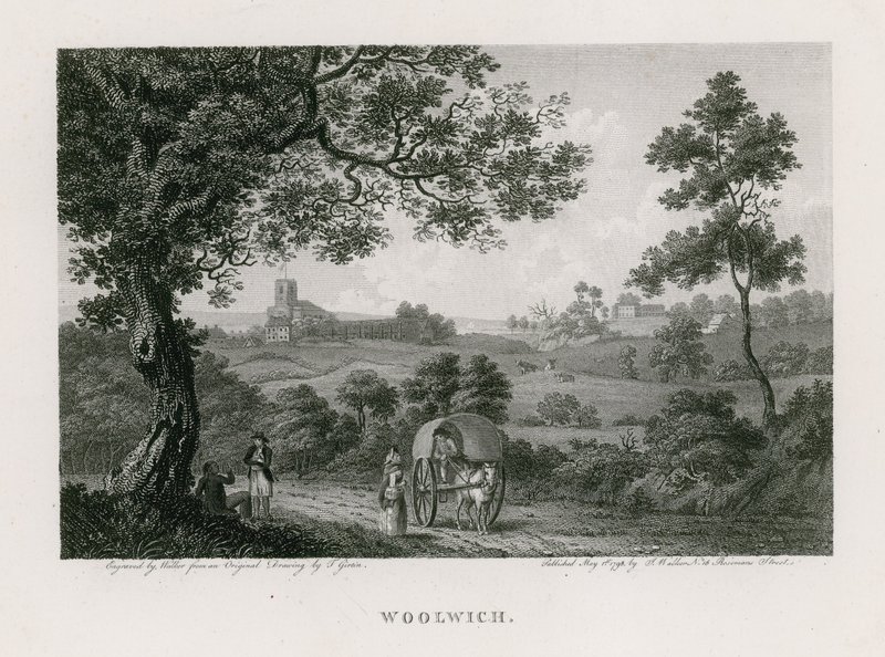 Uma visão de Woolwich de Thomas Girtin