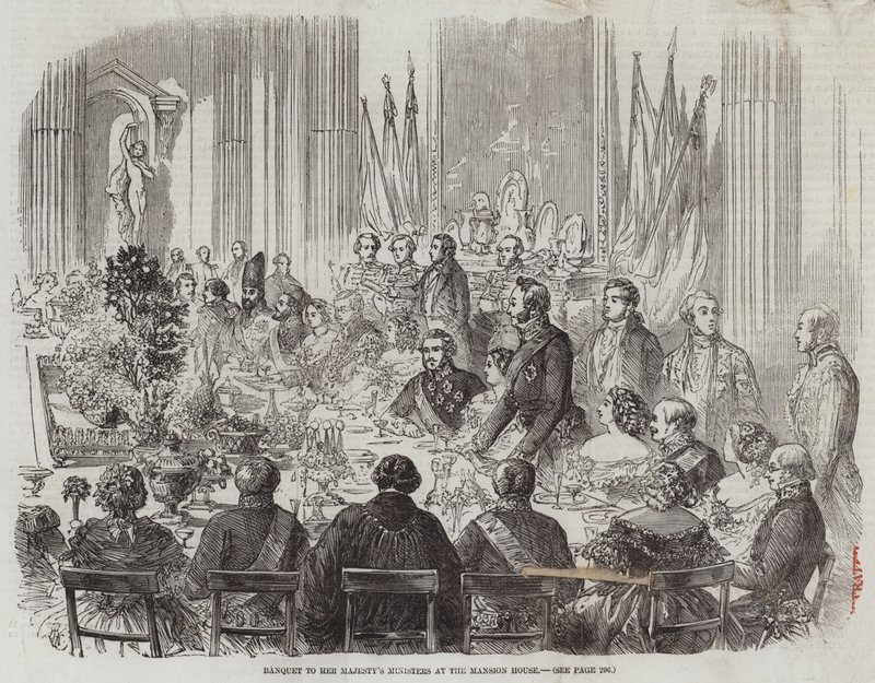 Banquete para os ministros de Sua Majestade na Mansion House de Thomas Harrington Wilson