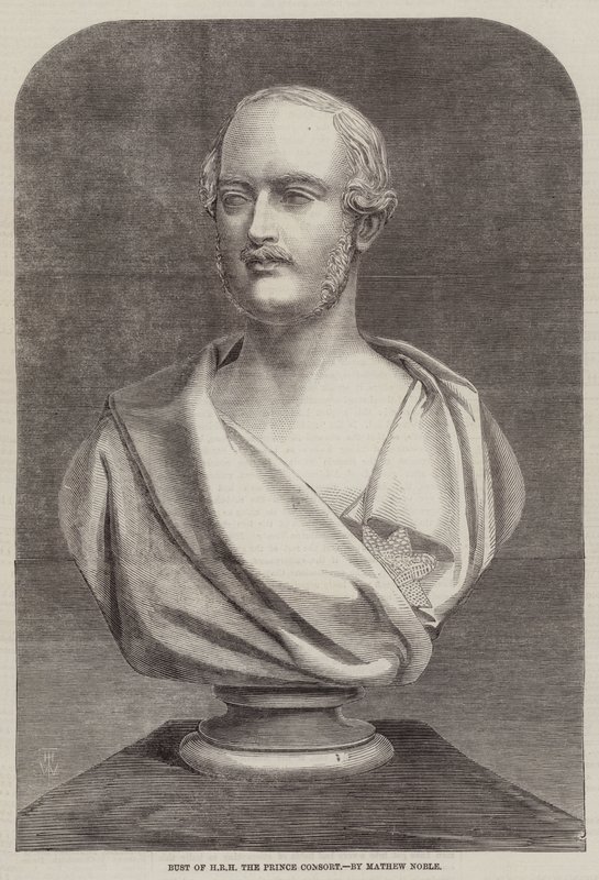 Busto de SAR o Príncipe Consorte, de Mathew Noble de Thomas Harrington Wilson