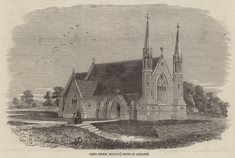 Igreja de Cristo, recentemente erigida em Lancaster de Thomas Harrington Wilson