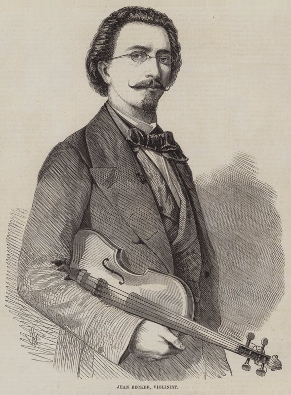 Jean Becker, violinista de Thomas Harrington Wilson