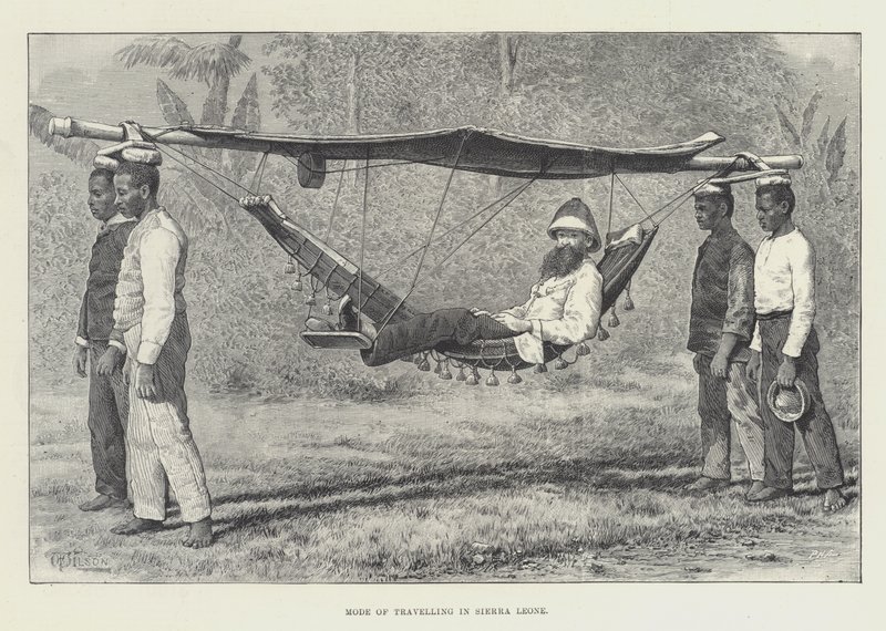Modo de viajar na Serra Leoa de Thomas Harrington Wilson