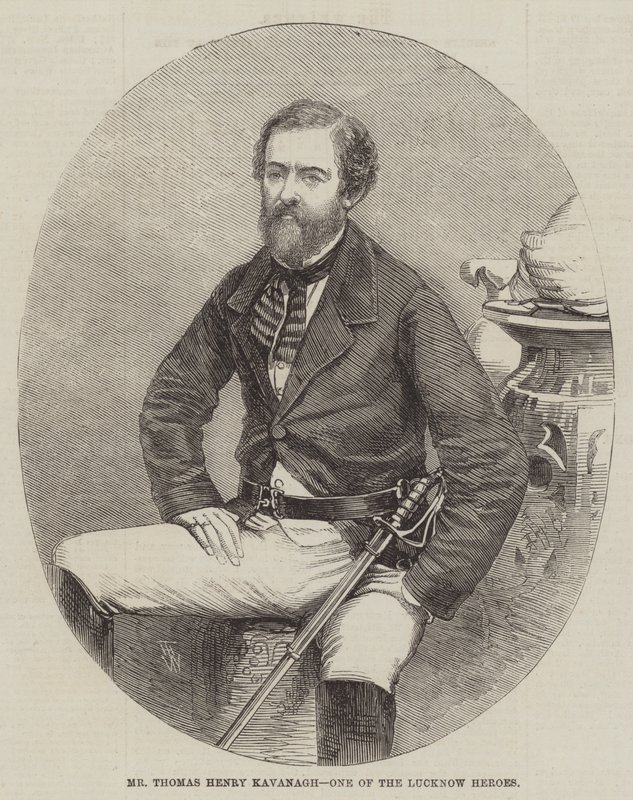 Sr. Thomas Henry Kavanagh, um dos heróis de Lucknow de Thomas Harrington Wilson