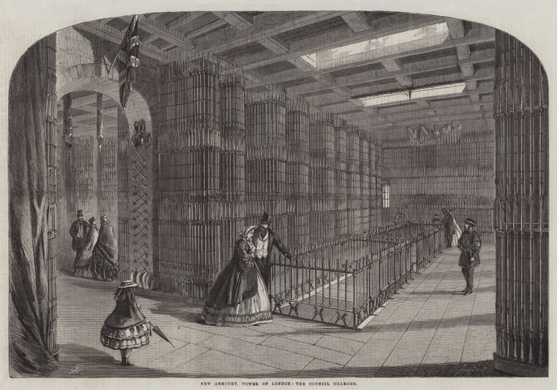 New Armory, Tower of London, a Câmara do Conselho de Thomas Harrington Wilson