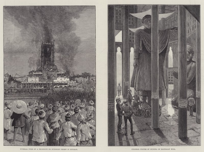 Esboços da Birmânia de Thomas Harrington Wilson