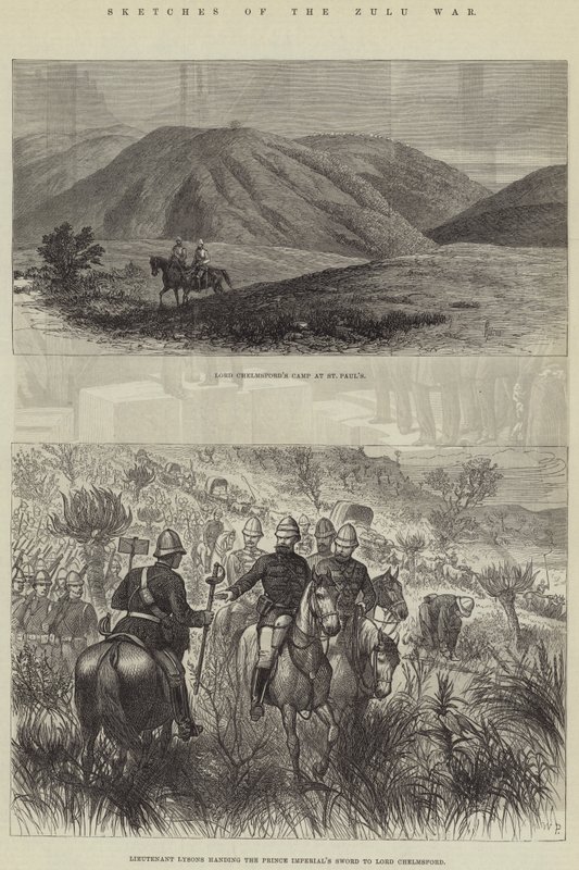 Esboços da Guerra Zulu de Thomas Harrington Wilson