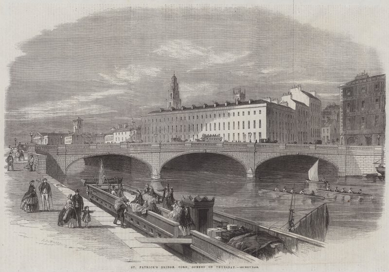 Ponte de São Patrício, Cork, aberta na quinta-feira de Thomas Harrington Wilson