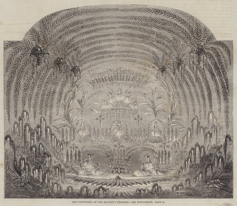 A pantomima no teatro de sua majestade de Thomas Harrington Wilson