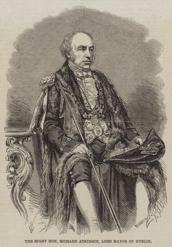 O honorável Richard Atkinson, prefeito de Dublin de Thomas Harrington Wilson