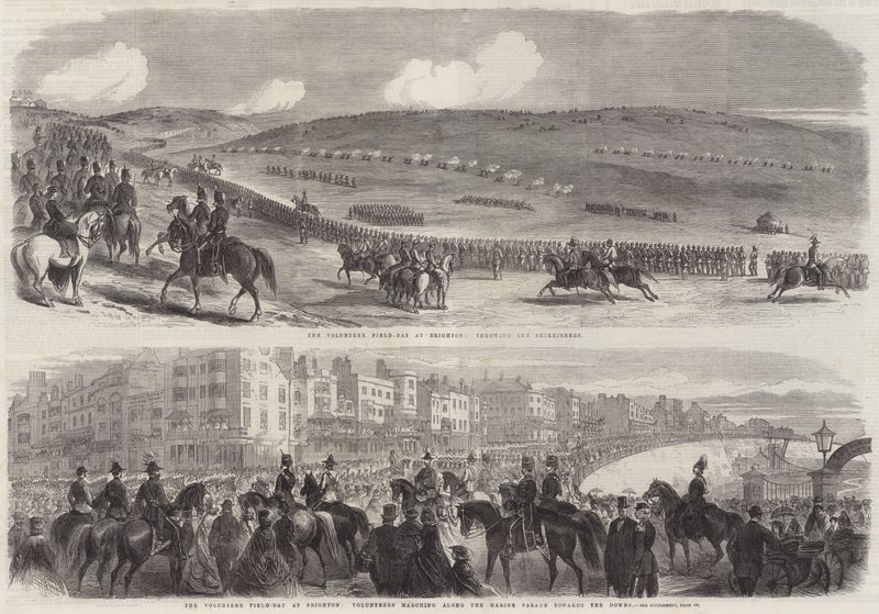 O Dia de Campo Voluntário em Brighton de Thomas Harrington Wilson