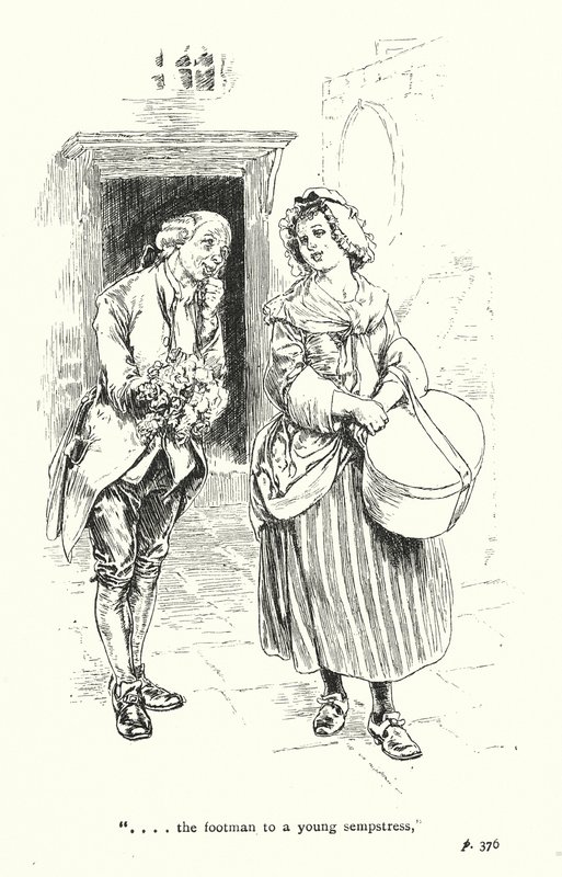 Ilustração para A Sentimental Journey de Laurence Sterne (litografia) de Thomas Heath Robinson