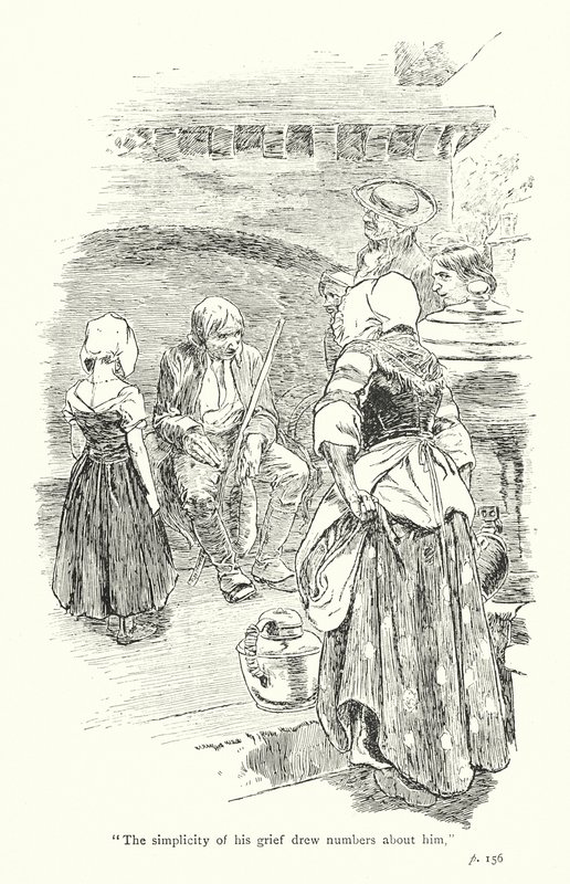 Ilustração para A Sentimental Journey de Laurence Sterne (litografia) de Thomas Heath Robinson