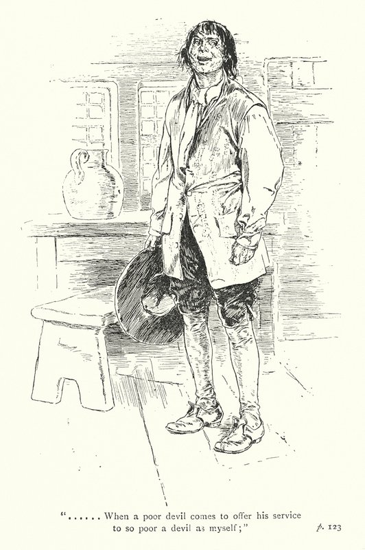 Ilustração para A Sentimental Journey de Laurence Sterne (litografia) de Thomas Heath Robinson
