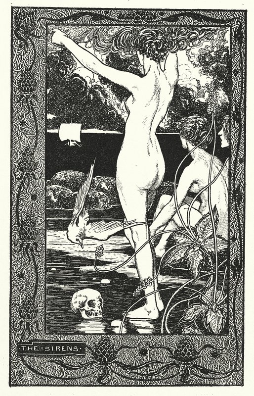 As sereias (litografia) de Thomas Heath Robinson
