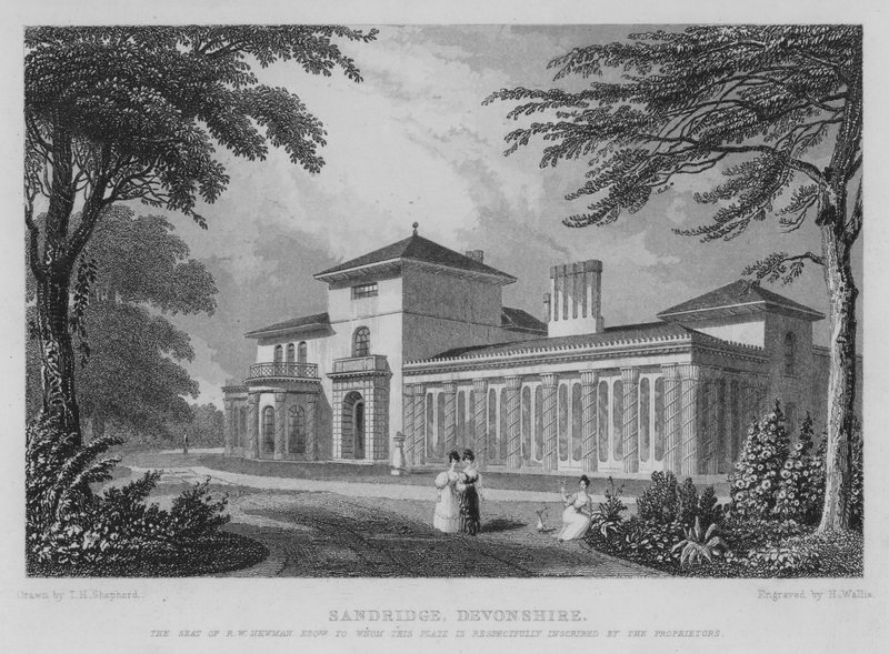 Sandridge, Devonshire (gravura) de Thomas Hosmer (after) Shepherd