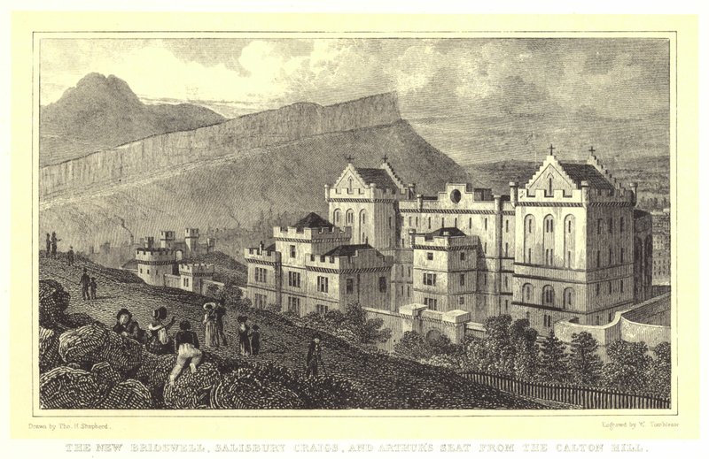 The New Bridewell, Salisbury Craigs, e Arthur
