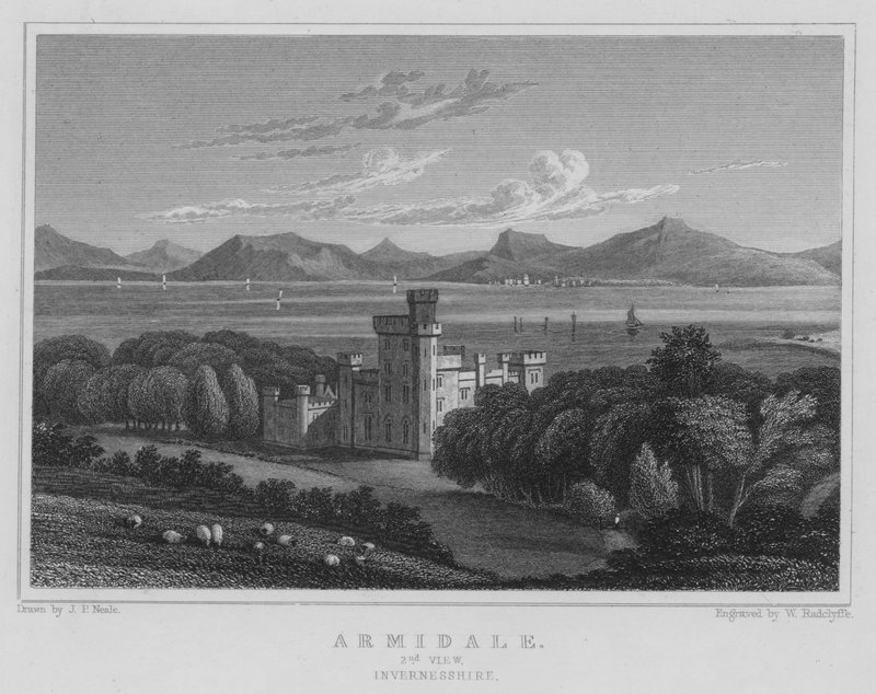 Armidale, 2nd View, Invernesshire (gravura) de Thomas Hosmer Shepherd