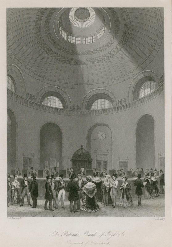 Banco da Inglaterra, Rotunda de Sir John Soane de Thomas Hosmer Shepherd
