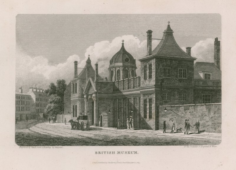 Museu Britânico na Casa Montague de Thomas Hosmer Shepherd