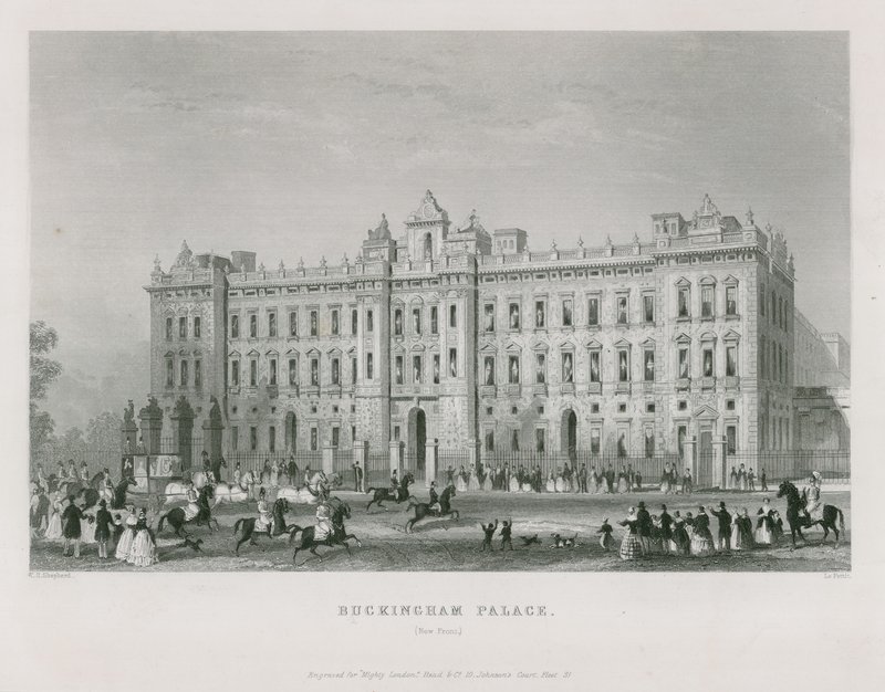 Palácio de Buckingham de Thomas Hosmer Shepherd