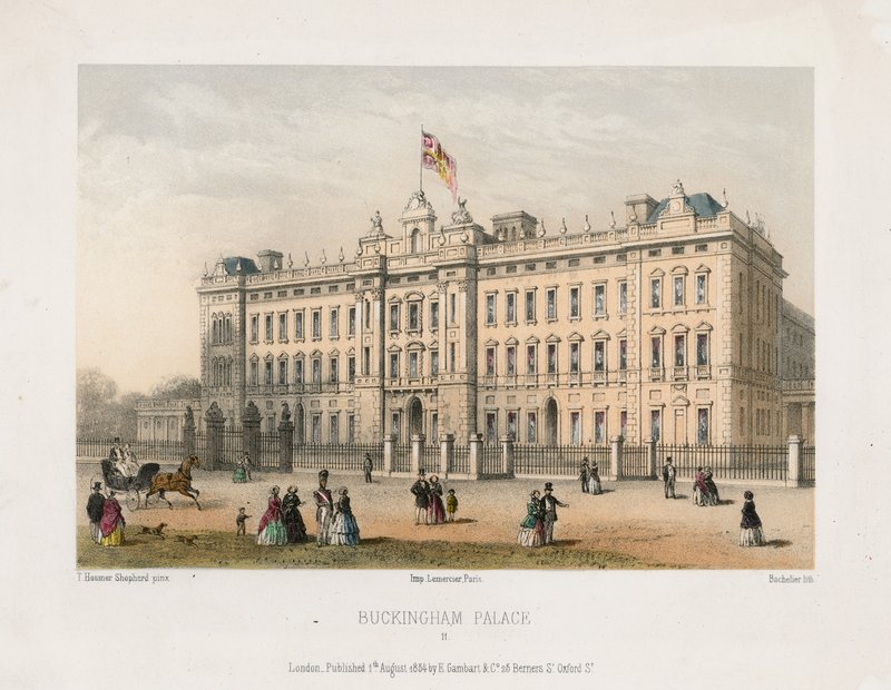 Palácio de Buckingham de Thomas Hosmer Shepherd